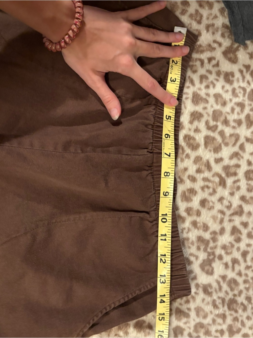 Vintage Brown Cropped Pants Size Large - Picture 2 of 9